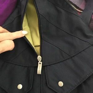 Baggillini Backpack 🎒 Purse Navy Blue Lime Lining